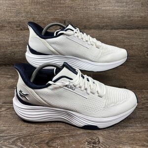 Kuru Atom 2 Shoes Men's 9.5 M Bright White Indigo Sneakers Running Walking